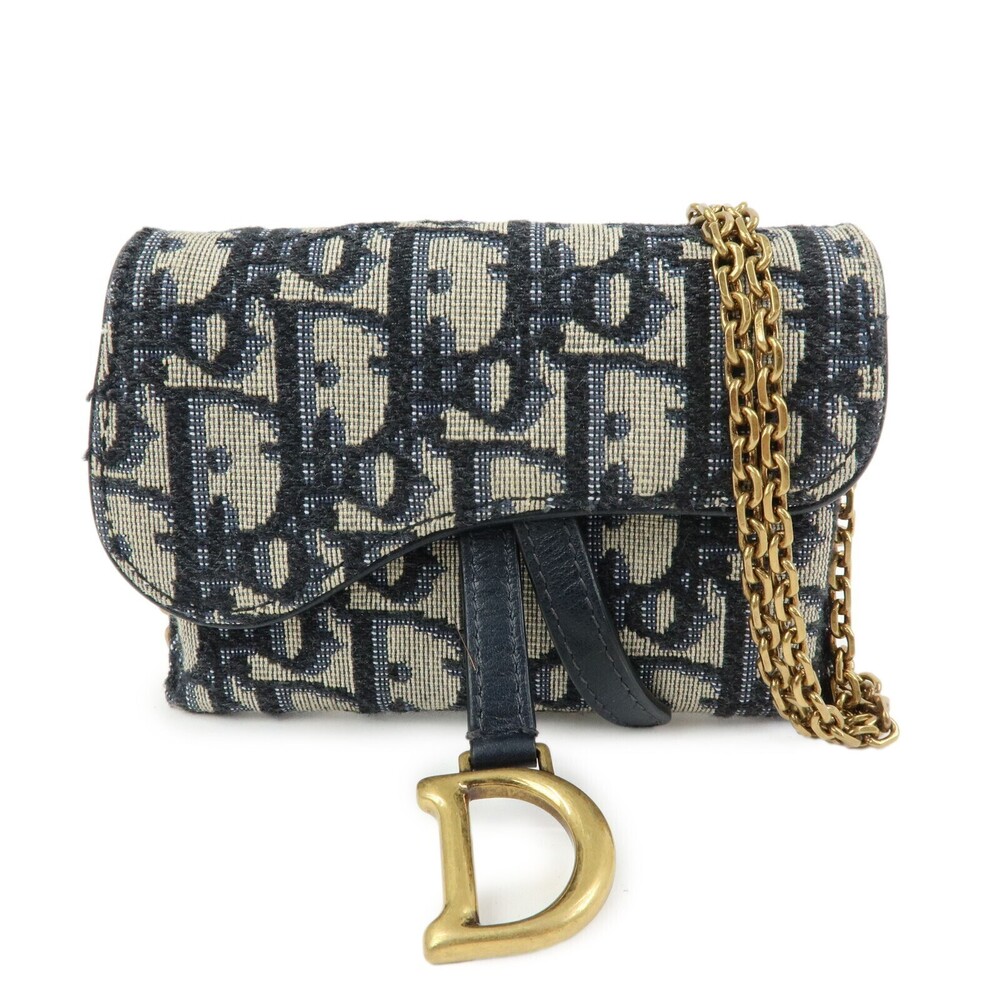 Christian Dior Saddle Pouch Leather